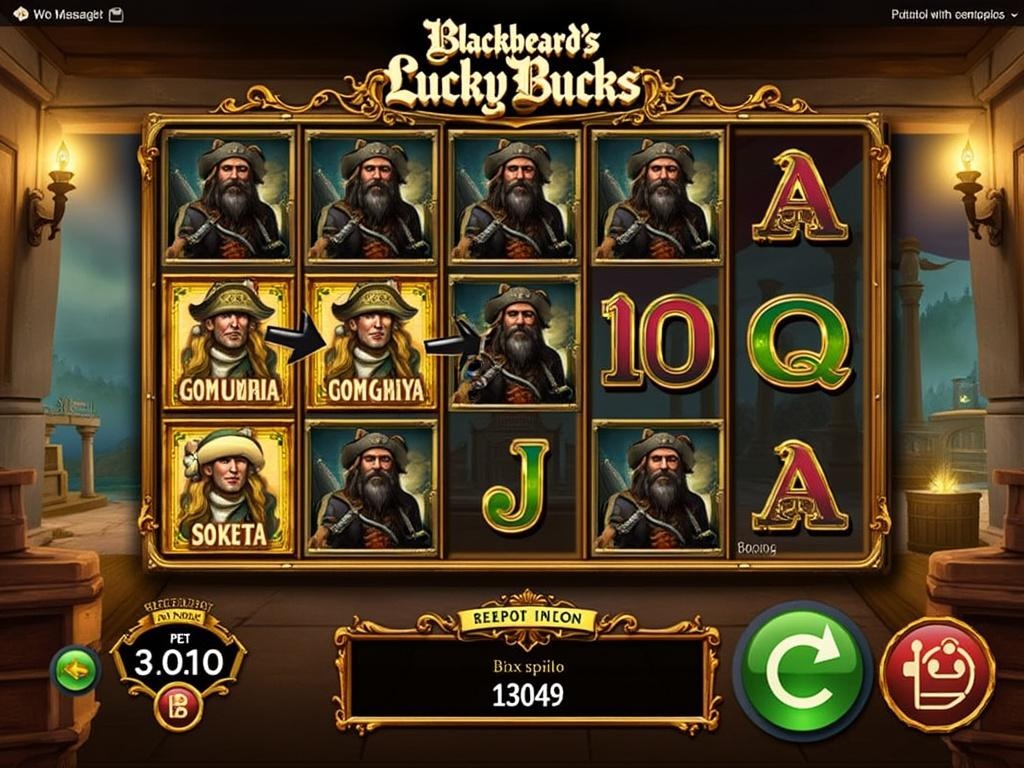 Machine à sous Blackbeard’s Lucky Bucks : Rival Gaming hisse le pavillon pirate